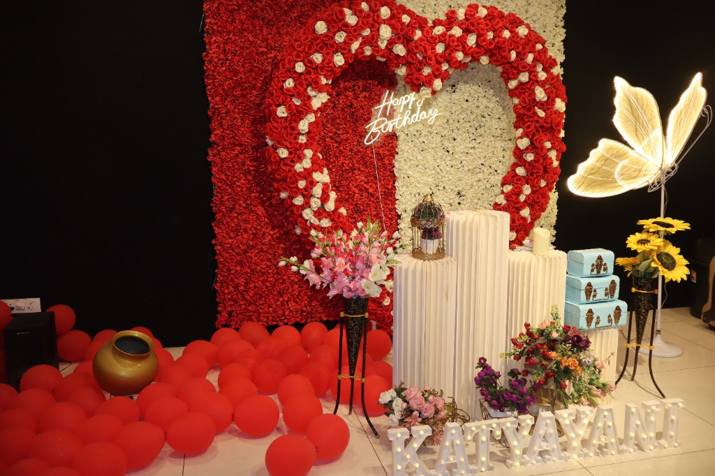 Heart Birthday setup Katyayani
